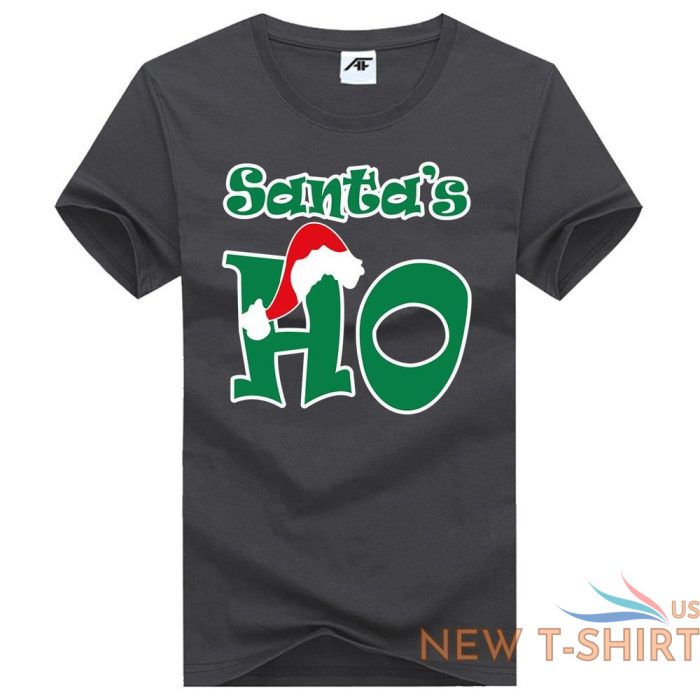 mens christmas santa s ho printed t shirt 100 cotton xmas party top tees 2.jpg