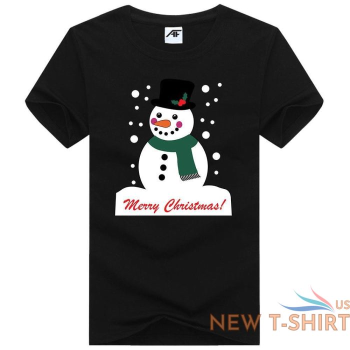 mens christmas snowman printed t shirt 100 cotton xmas party top tees 0.jpg