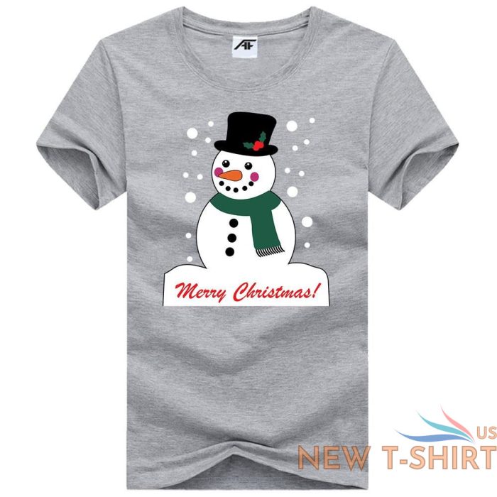 mens christmas snowman printed t shirt 100 cotton xmas party top tees 2.jpg