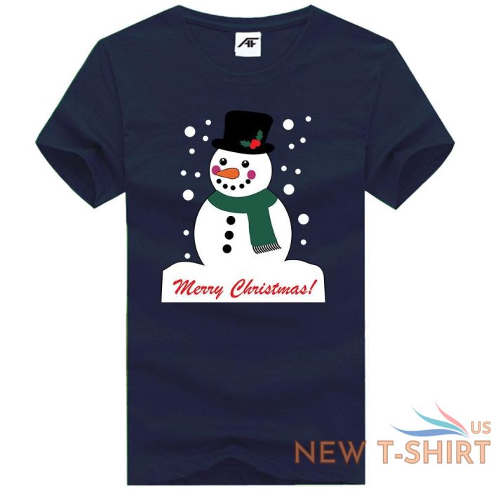 mens christmas snowman printed t shirt 100 cotton xmas party top tees 7.jpg