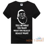 mens christmas tell me what you want printed t shirt boys crew neck xmas top 0.jpg