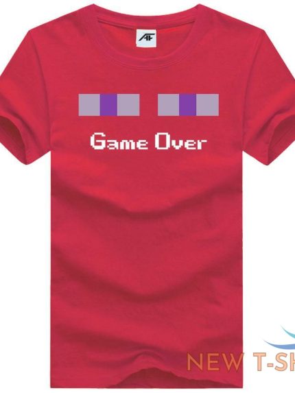 mens game over print t shirt kids gamer short sleeves 100 cotton top tees 0.jpg