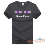 mens game over print t shirt kids gamer short sleeves 100 cotton top tees 3.jpg