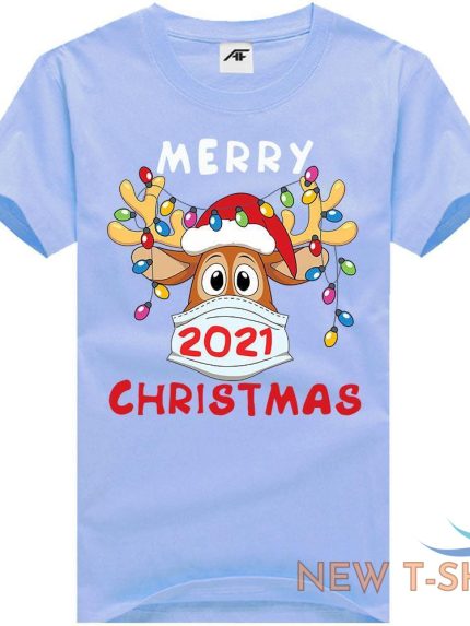 mens merry christmas 2021 print t shirt kids short sleeve xmas fancy top tees 0.jpg