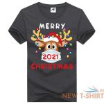 mens merry christmas 2021 print t shirt kids short sleeve xmas fancy top tees 2.jpg