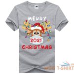 mens merry christmas 2021 print t shirt kids short sleeve xmas fancy top tees 4.jpg