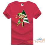 mens merry christmas elf gift wrap print t shirt kids short sleeve fancy top 0.jpg