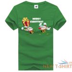 mens merry christmas elf gift wrap print t shirt kids short sleeve fancy top 2.jpg