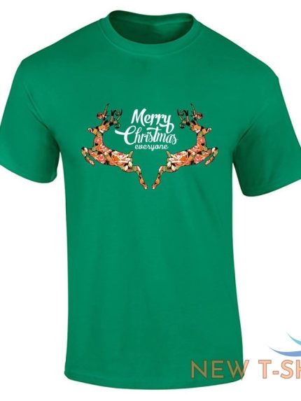 mens merry christmas everyone printed t shirt short sleeve party gift top tees 1.jpg