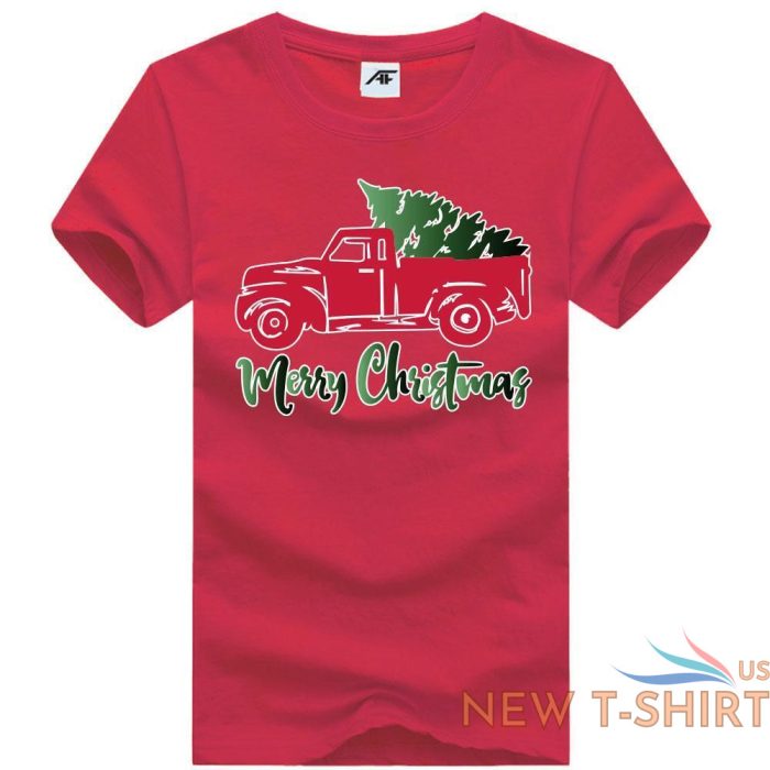 mens merry christmas jingle tree print t shirt kids short sleeve fancy top tees 0.jpg