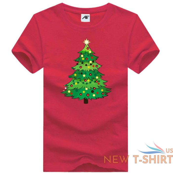 mens merry christmas jingle tree print t shirt kids short sleeve fancy top tees 4.jpg