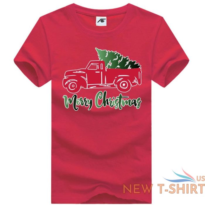 mens merry christmas jingle tree print t shirt kids short sleeve fancy top tees 6.jpg