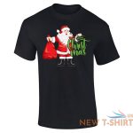 mens merry christmas print tshirt boys santa gift cotton tee novelty xmas top 2.jpg