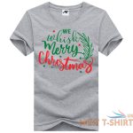 mens merry christmas print xmass t shirt childrens short sleeve party top tees 0.jpg