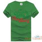 mens merry christmas print xmass t shirt childrens short sleeve party top tees 3.jpg