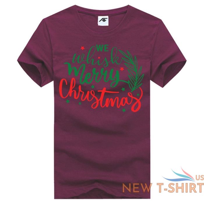 mens merry christmas print xmass t shirt childrens short sleeve party top tees 5.jpg