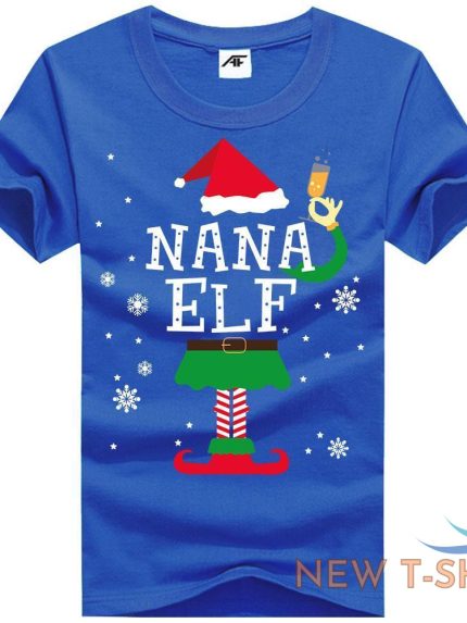 mens nana elf merry elfing christmas t shirt kids xmas party wear top tees 0.jpg