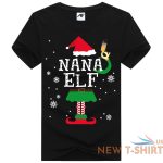 mens nana elf merry elfing christmas t shirt kids xmas party wear top tees 1.jpg