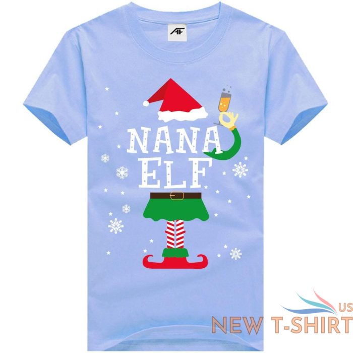 mens nana elf merry elfing christmas t shirt kids xmas party wear top tees 3.jpg