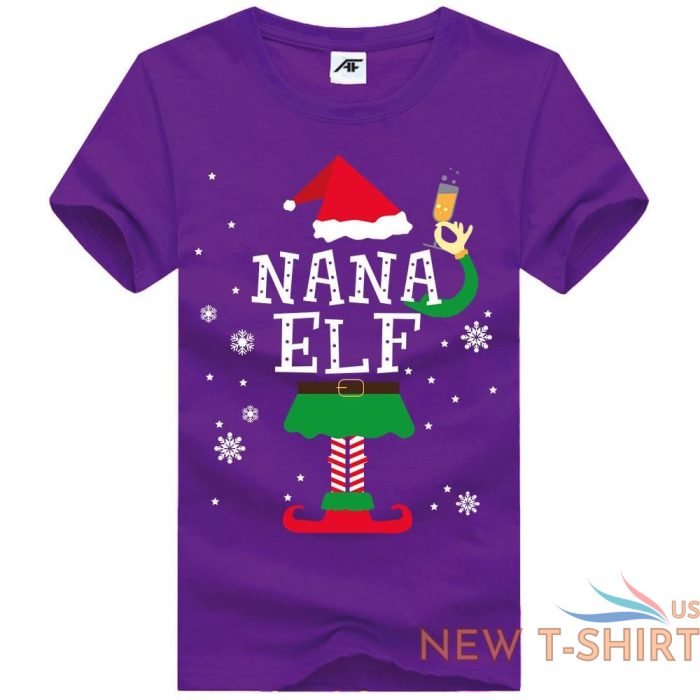 mens nana elf merry elfing christmas t shirt kids xmas party wear top tees 5.jpg