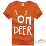 mens oh deer print christmas t shirt childrens xmas gift party wear top tees 0.jpg