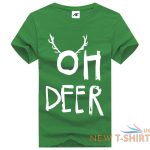 mens oh deer print christmas t shirt childrens xmas gift party wear top tees 7.jpg