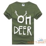 mens oh deer print christmas t shirt childrens xmas gift party wear top tees 8.jpg