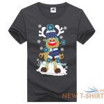 mens reindeer merry christmas printed t shirt boys crew neck novelty xmas top 2.jpg