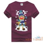 mens reindeer merry christmas printed t shirt boys crew neck novelty xmas top 4.jpg