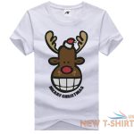 mens sad deer xmas printed t shirt boys short sleeve novelty party top tees 0.jpg