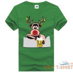 mens sad deer xmas printed t shirt boys short sleeve novelty party top tees 1.jpg