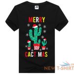 merry cact mas printed mens boys t shirt xmas novelty party wear top tees 1.jpg
