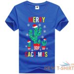 merry cact mas printed mens boys t shirt xmas novelty party wear top tees 7.jpg