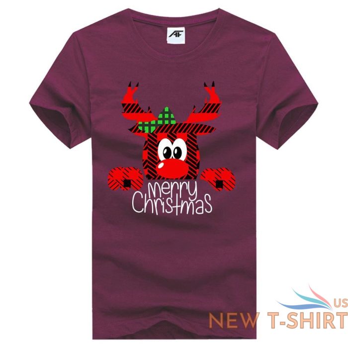 merry christmas printed mens boys t shirt novelty party wear xmas top tees 4.jpg