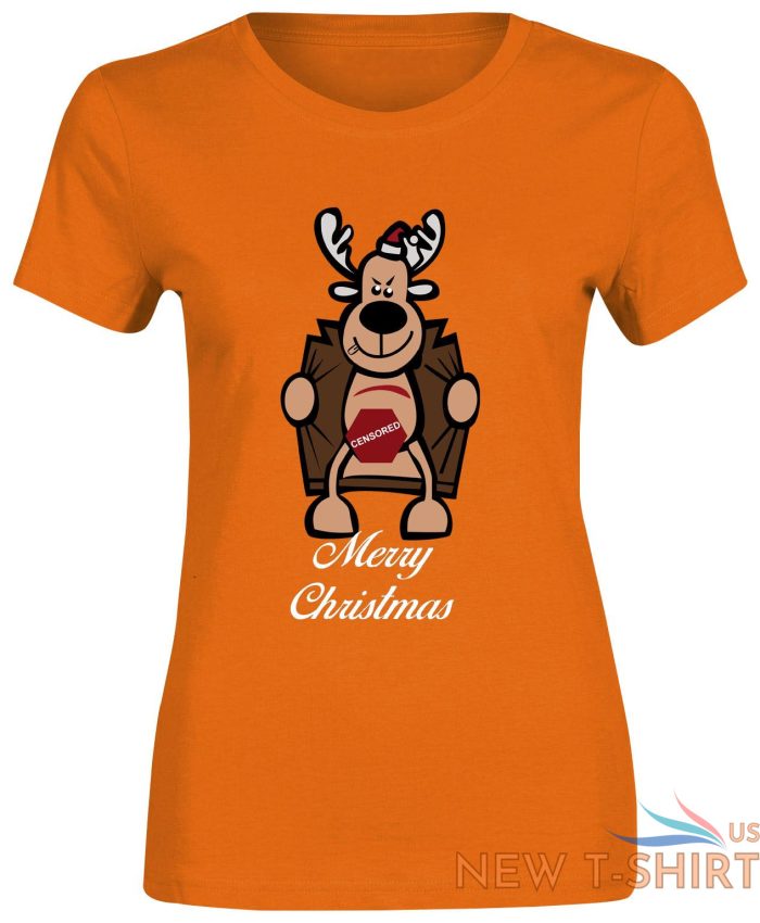 merry christmas sexy reindeer top printed tshirt womens short sleeve tee lot 7 1.jpg