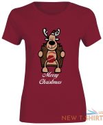 merry christmas sexy reindeer top printed tshirt womens tee short sleeve lot 6.jpg