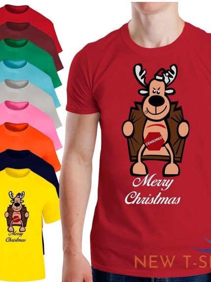 merry christmas sexy rudolf t shirt mens short sleeve top tee fancy dress lot 0.jpg