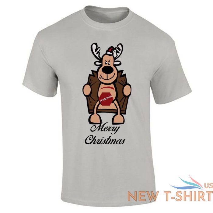 merry christmas sexy rudolf xmas novelty printed t shirt boys mens top tee lot 5.jpg