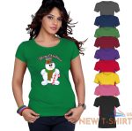 merry christmas snowman xmas top printed tshirt womens short sleeve tee 1.jpg