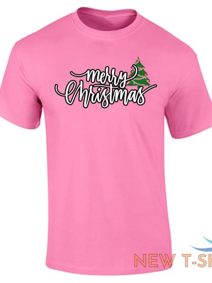 merry christmas tree print top mens boys party wear t shirt top tees 1.jpg