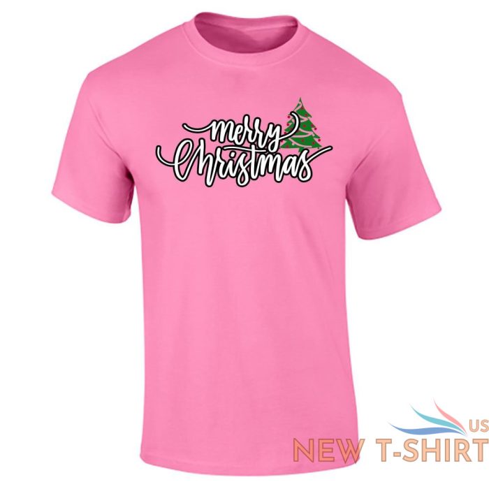 merry christmas tree print top mens boys party wear t shirt top tees 1.jpg