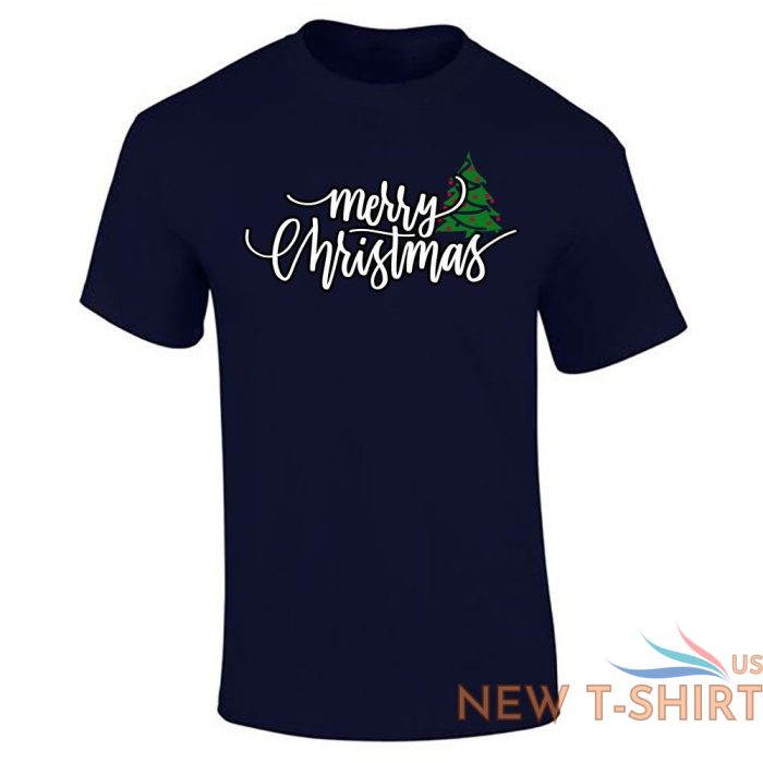 merry christmas tree print top mens boys party wear t shirt top tees 4.jpg
