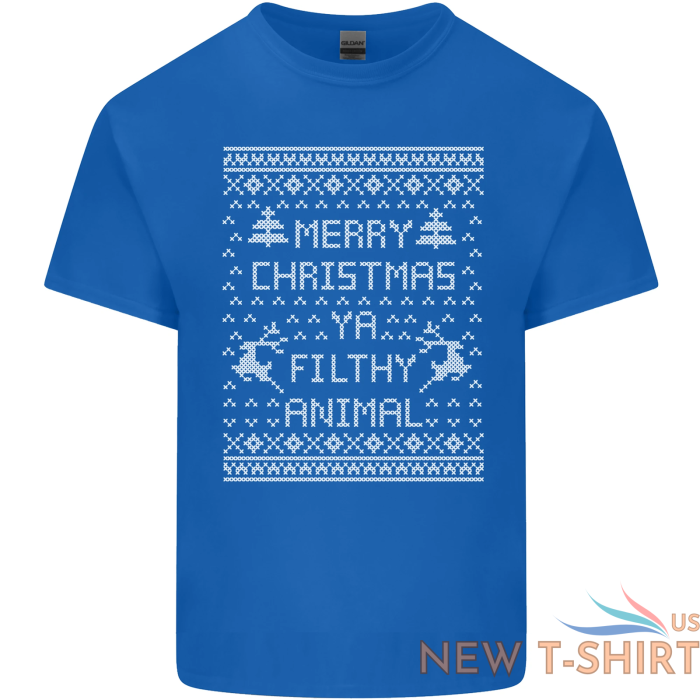 merry christmas ya filthy animal kids t shirt childrens 2.png