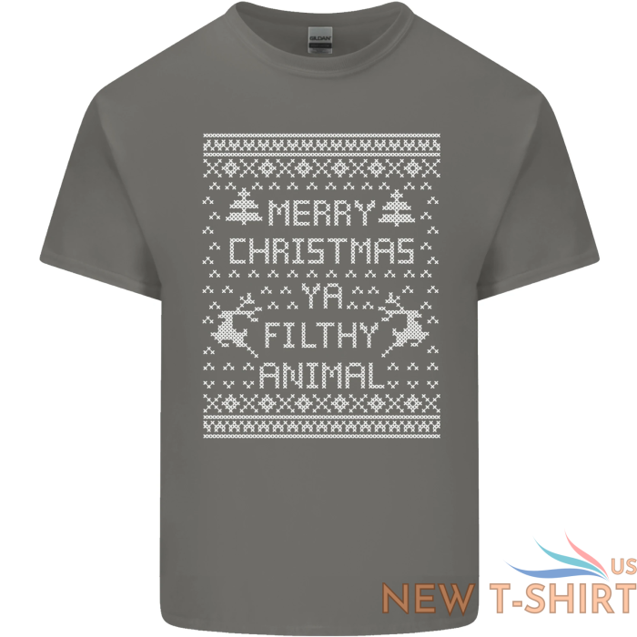 merry christmas ya filthy animal kids t shirt childrens 4.png