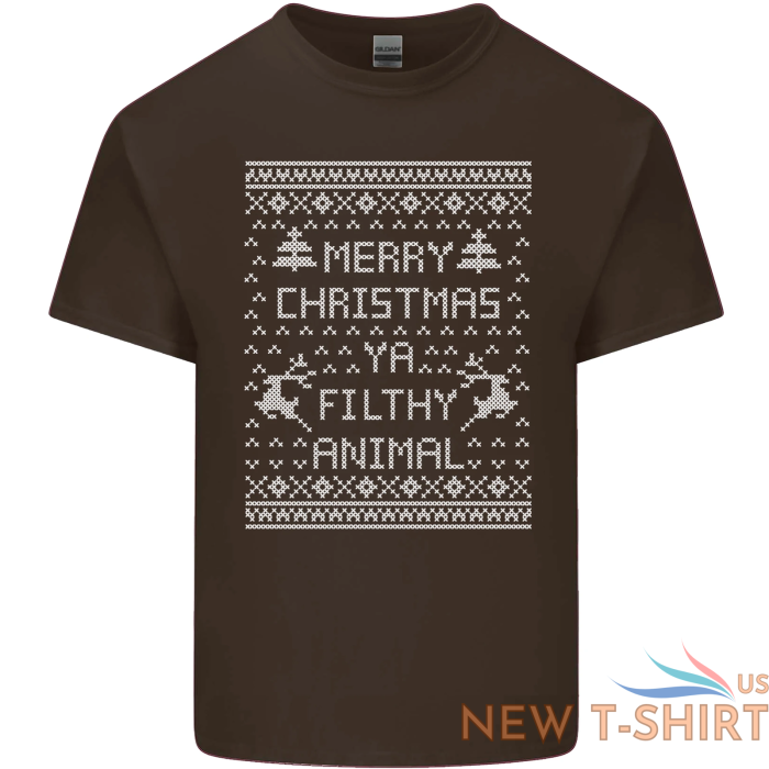 merry christmas ya filthy animal kids t shirt childrens 5.png