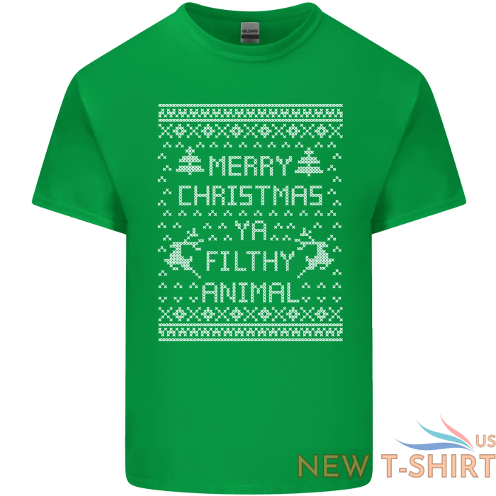 merry christmas ya filthy animal kids t shirt childrens 6.png