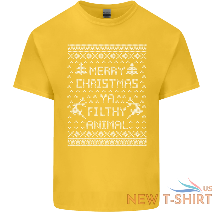 merry christmas ya filthy animal kids t shirt childrens 8.png