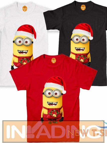 minions merry christmas mens funny minion t shirt secret santa stocking filler 0.jpg