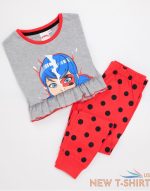 miraculous pyjamas girls ladybug superhero t shirt long or shorts pjs 8.jpg
