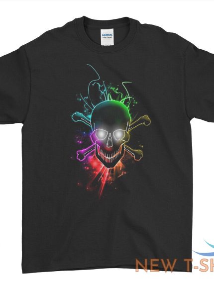 neon skull halloween scary horror gothic t shirt mens ladies t shirt kids 0.jpg